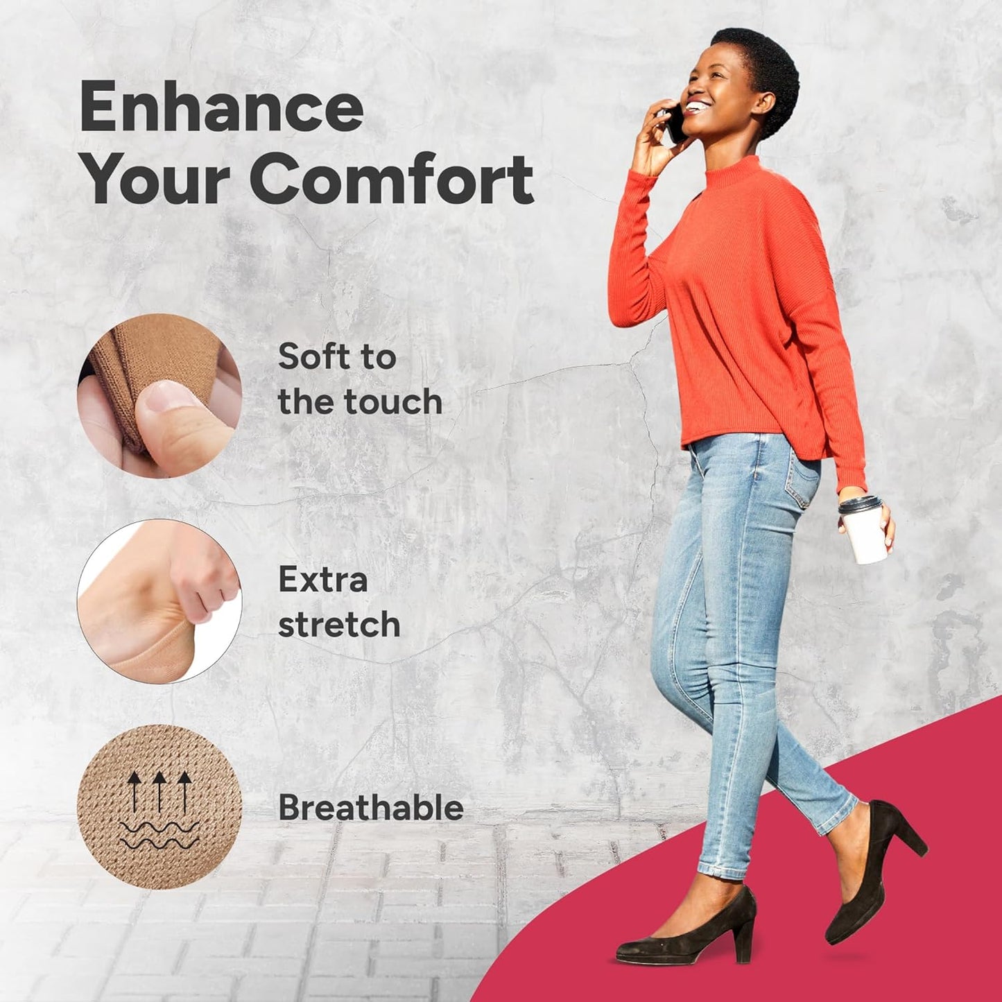 No Show Socks Womens Invisible Liner, Non Slip & Low Cut, Casual & Formal Wear, Soft & Stretchable